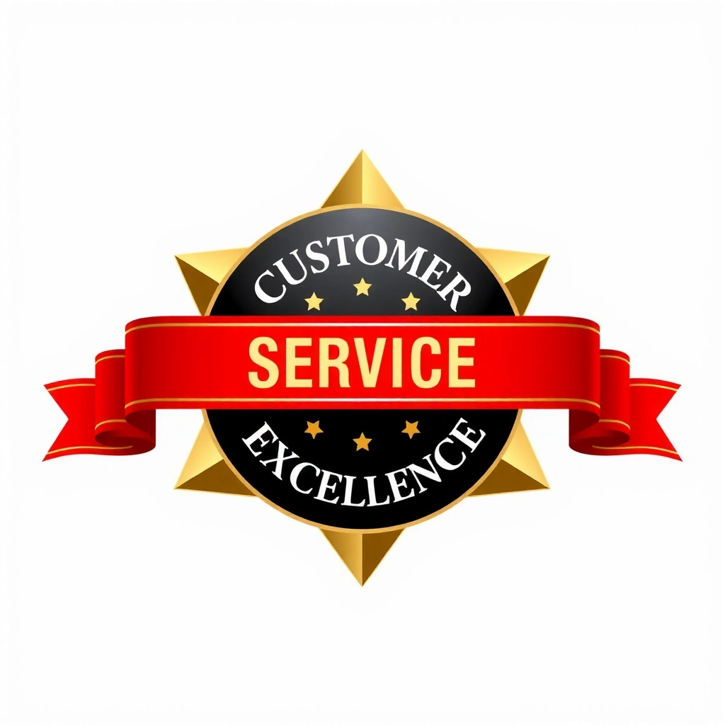 Customer service excellence award badge