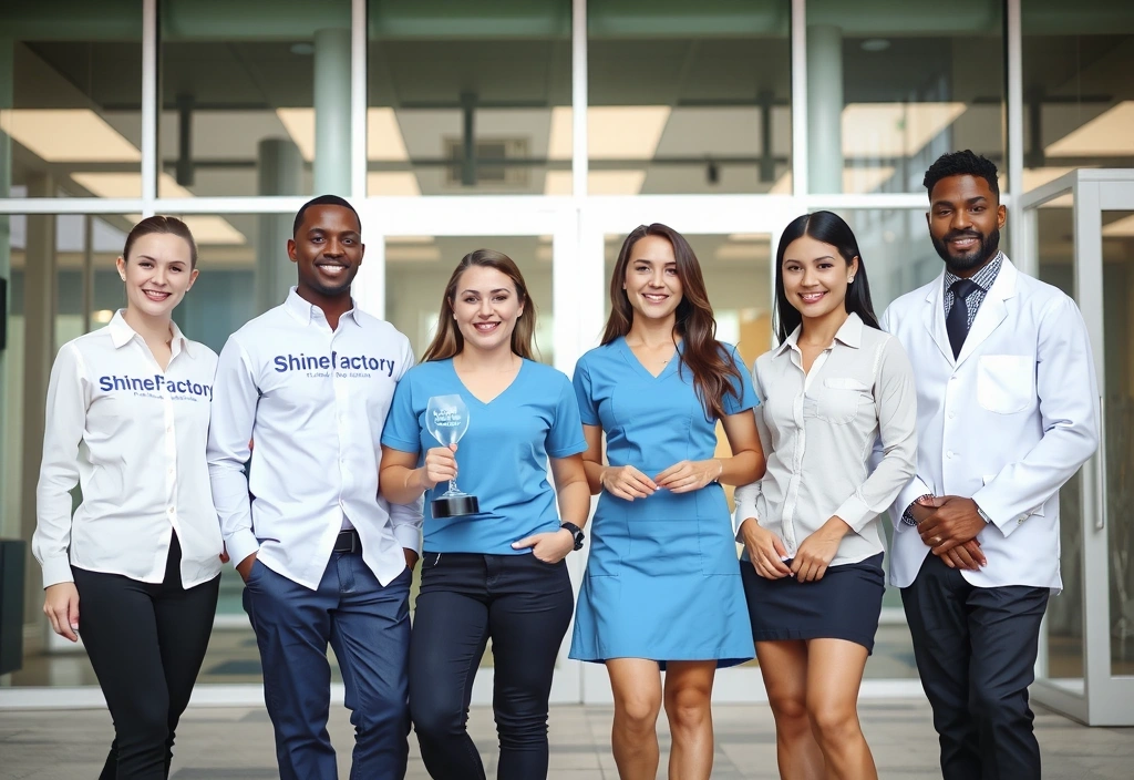 ShineFactory team celebrating their success and commitment to quality